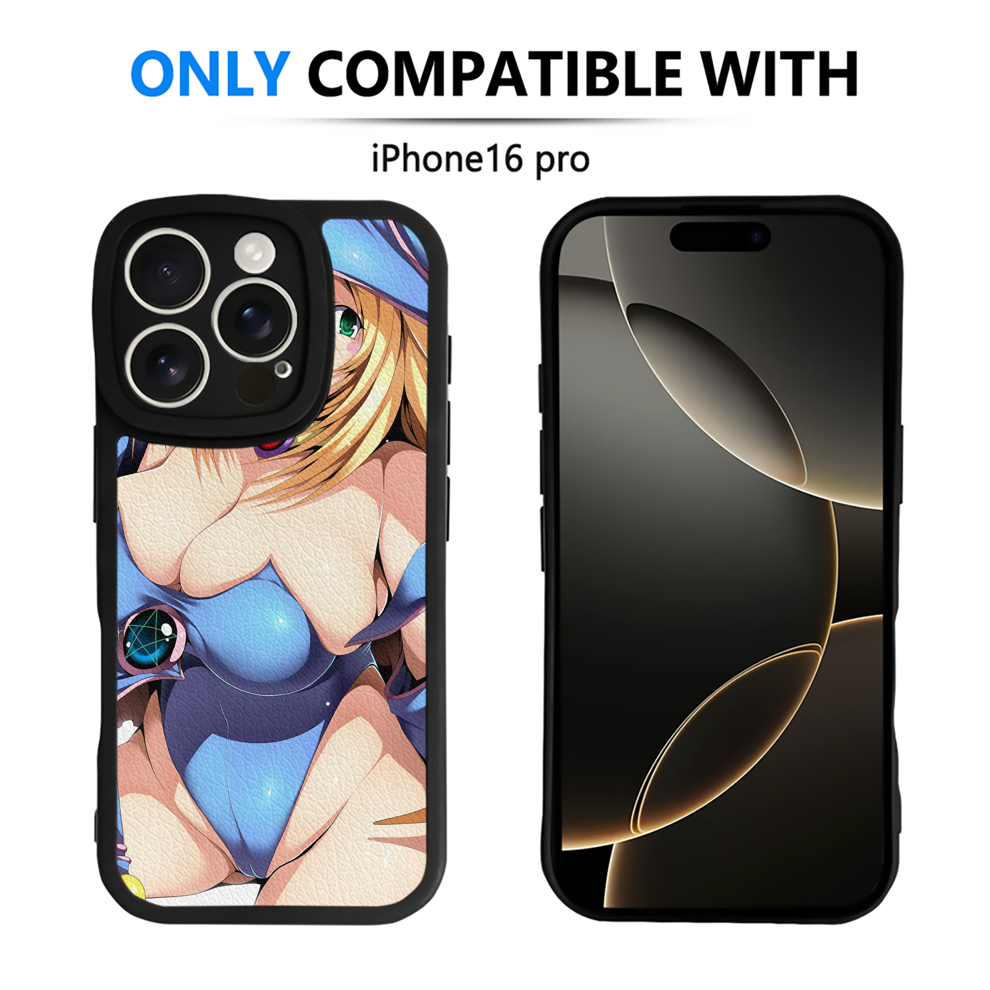（画像用） 遊☆戯☆王 Yu-Gi-Oh! 【iPhone 16シリーズ対応】シリコンスマホケース（レザー調） 材質：シリコン